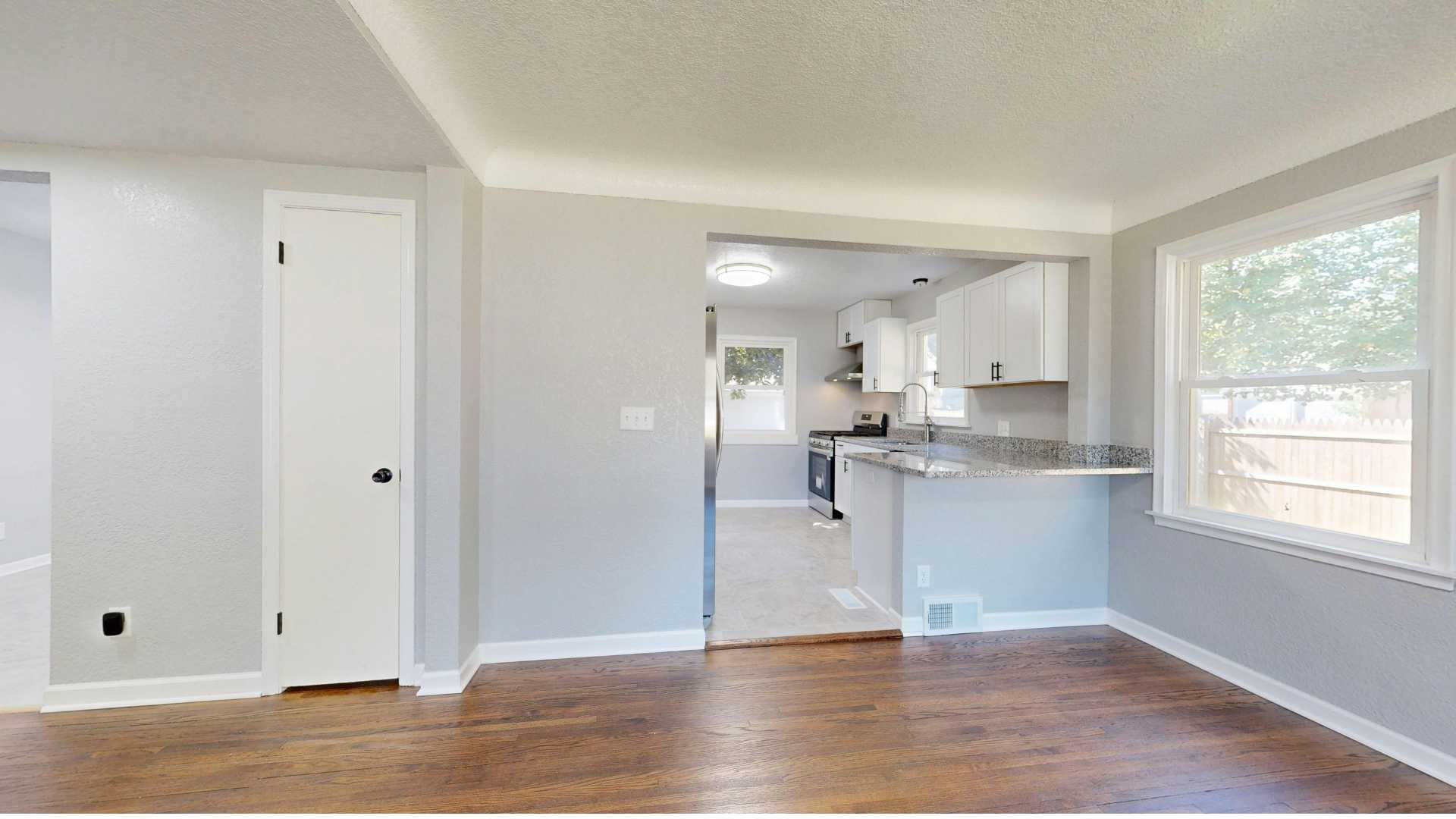 Premium oak floors in contemporary living space